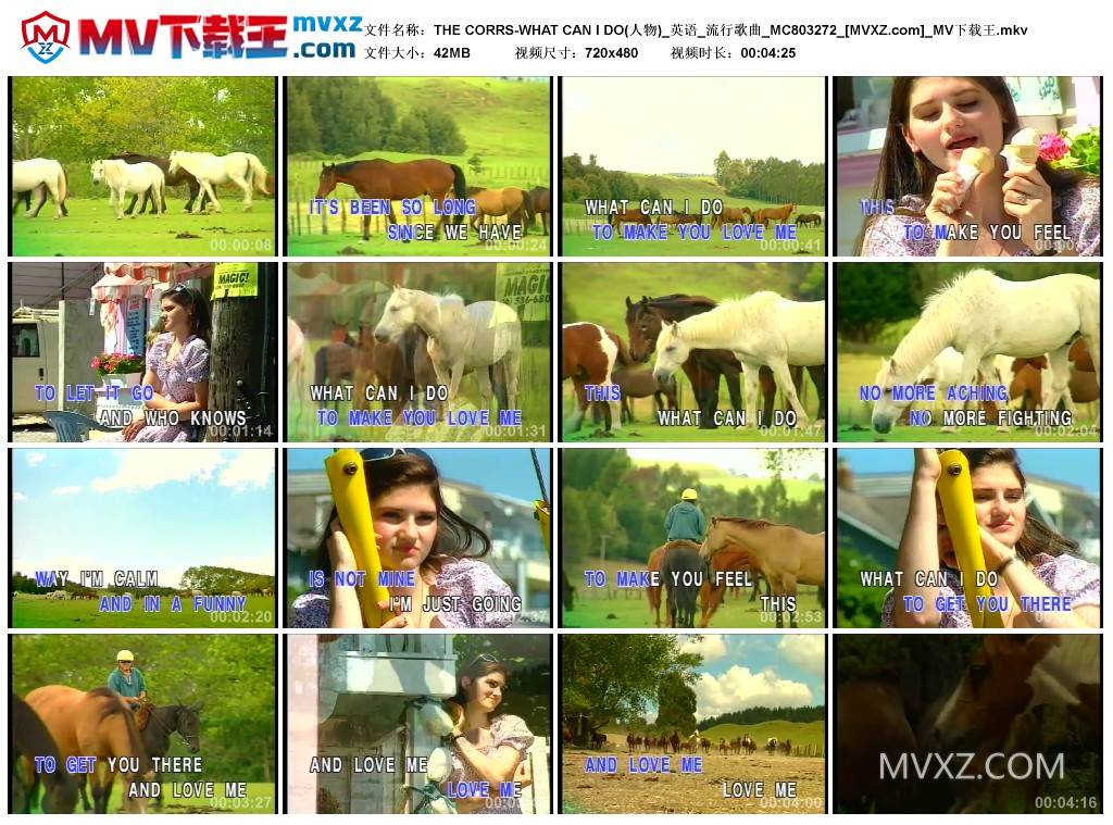 THE CORRS-WHAT CAN I DO(人物)_英语_流行歌曲_MC803272